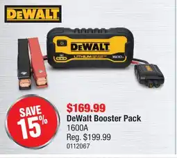 PartSource DeWalt Booster Pack offer