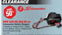 PartSource Schumacher Battery Chargers offer
