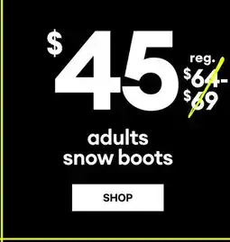 Joe Fresh adult snow boots offer