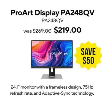 ASUS Asus ProArt 24.1 Monitor offer