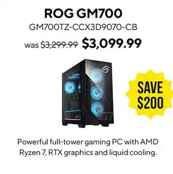 ASUS ROG GM700 Gaming PC offer