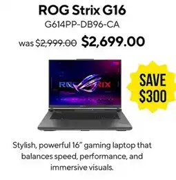 ASUS ROG Strix G16 Laptop offer