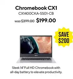 ASUS Chromebook CX1 Laptop offer