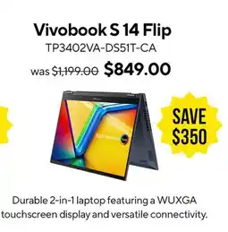 ASUS ASUS Vivobook S 14 Flip Laptop offer