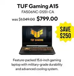 ASUS TUF GAMING A 15 Laptop offer