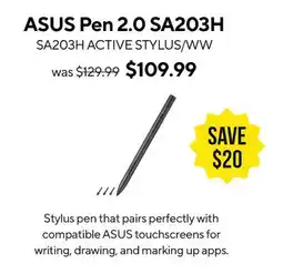 ASUS ASUS Pen 2.0 SA203H offer