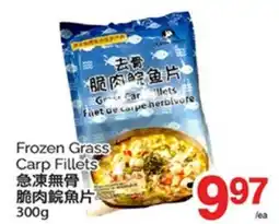 T&T Supermarket FROZEN GRASS CARP FILLETS, 300g offer