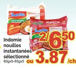T&T Supermarket INDOMIE NOUILLES INSTANTANÉES SÉLECTIONNÉ, 80GX5-85GX5 offer