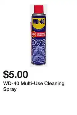 Dollarama WD-40 Multi-Use Cleaning Spray offer