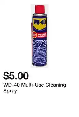 Dollarama WD-40 Multi-Use Cleaning Spray offer
