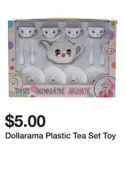 Dollarama Dollarama Plastic Tea Set Toy offer