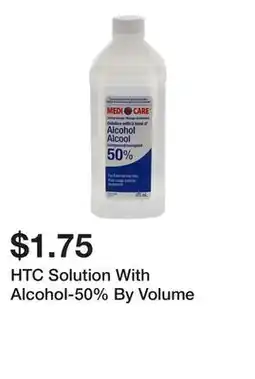 Dollarama HTC Solution With Alcohol-50% By Volume offer