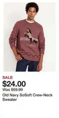 Old Navy Old Navy SoSoft Crew-Neck Sweater offer