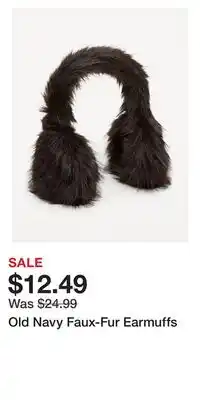 Old Navy Old Navy Faux-Fur Earmuffs offer