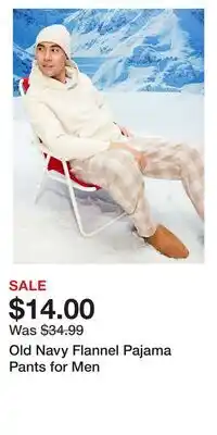 Old Navy Old Navy Flannel Pajama Pants for Men offer