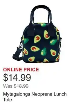 Costco Mytagalongs Neoprene Lunch Tote offer