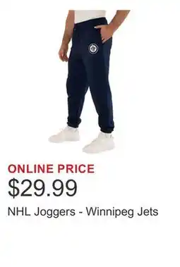 Costco NHL Joggers - Winnipeg Jets offer