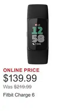 Costco Fitbit Charge 6 offer