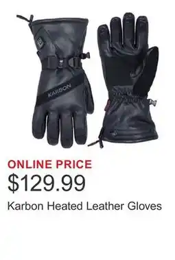 Costco Karbon Heated Leather Gloves offer