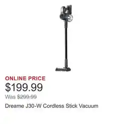 Costco Dreame J30-W Cordless Stick Vacuum offer