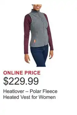 Costco Heatlover – Polar Fleece Heated Vest for Women offer