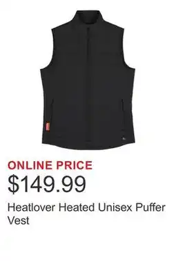 Costco Heatlover Heated Unisex Puffer Vest offer