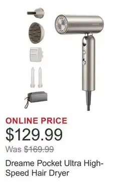 Costco Dreame Pocket Ultra High-Speed Hair Dryer offer