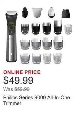 Costco Philips Series 9000 All-In-One Trimmer offer