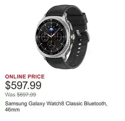 Costco Samsung Galaxy Watch8 Classic Bluetooth, 46mm offer