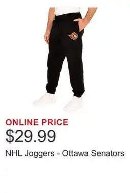 Costco NHL Joggers - Ottawa Senators offer