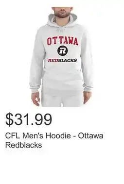 Costco CFL Men's Hoodie - Ottawa Redblacks offer