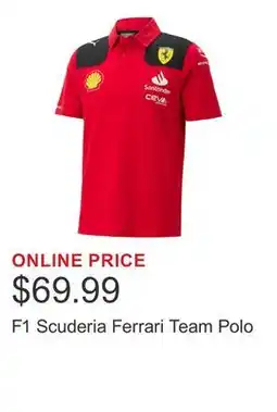 Costco F1 Scuderia Ferrari Team Polo offer