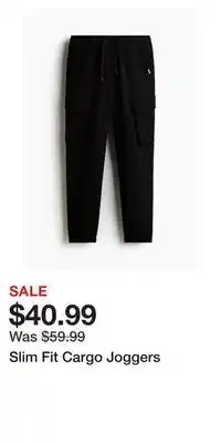 H&M Slim Fit Cargo Joggers offer
