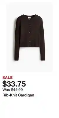 H&M Rib-Knit Cardigan offer