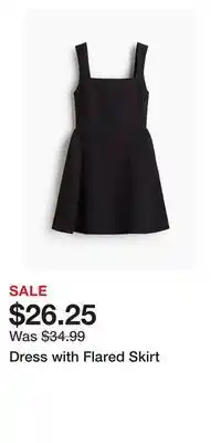 H&M Dress with Flared Skirt offer