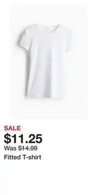 H&M Fitted T-shirt offer