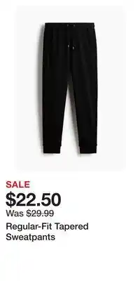 H&M Regular-Fit Tapered Sweatpants offer