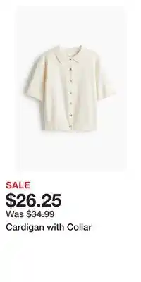 H&M Cardigan with Collar offer
