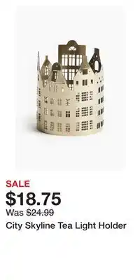 H&M City Skyline Tea Light Holder offer