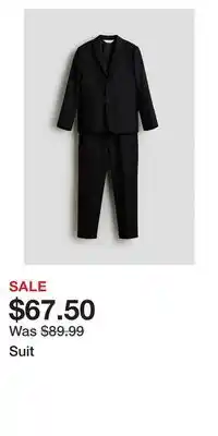 H&M Suit offer