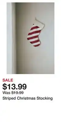 H&M Striped Christmas Stocking offer
