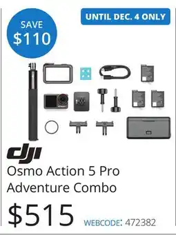 Vistek DJI Osmo Action 5 Pro Adventure Combo offer