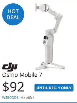 Vistek dji Osmo Mobile 7 offer