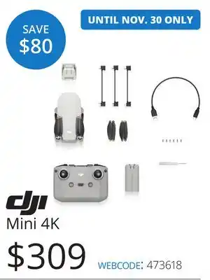 Vistek dji Mini 4K offer