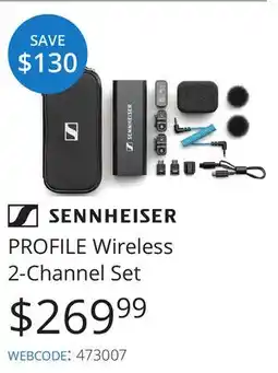 Vistek Sennheiser PROFILE Wireless 2-Channel Set offer