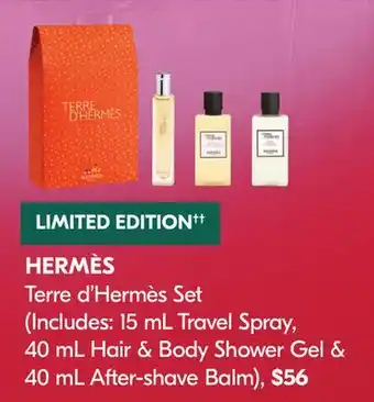 Shoppers Drug Mart HERMÈS Terre d'Hermès Set offer