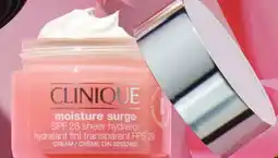 Shoppers Drug Mart CLINIQUE Moisture Surge SPF 28 Sheer Hydrator offer