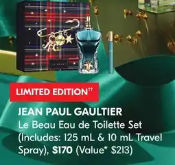 Shoppers Drug Mart JEAN PAUL GAULTIER Le Beau Eau de Toilette Set offer