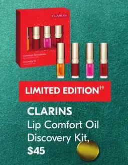 Shoppers Drug Mart CLARINS Lip Comfort Oil Discovery Kit offer