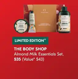 Shoppers Drug Mart THE BODY SHOP Almond Milk Essentials Set offer